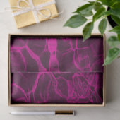 Hot Pink Unterwasser Wavy Rippling Wasser Wolke Fl Seidenpapier (Geschenk)