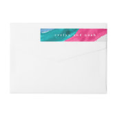 Hot Pink Wasserfarbe (Rückseite)