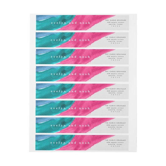 Hot Pink Wasserfarbe (Bogen)