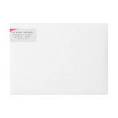 Hot Pink Wasserfarbe (Vorderseite)