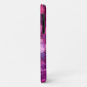 Hot Pink Wasserfarbe Case-Mate iPhone Hülle (Hinten/Links)