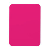 Hot Pink Wedding | Bold Solid Color Invite Magnet (Vertikal)