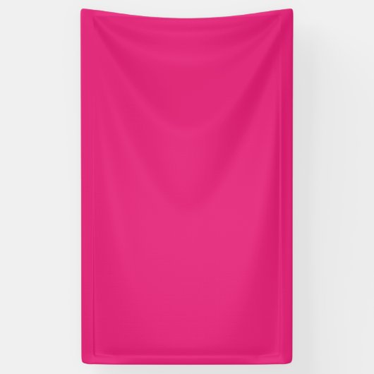 Hot Pink Wedding | Fett Farbe einladen Banner (Vertikal)