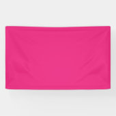 Hot Pink Wedding | Fett Farbe einladen Banner (Horizontal)