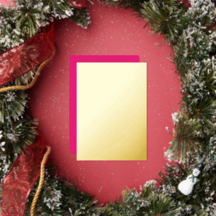 Hot Pink Wedding Fett Farbe einladen Folien Feiertagskarte