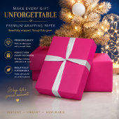Hot Pink Wedding | Fett Farbe einladen Geschenkpapier