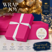 Hot Pink Wedding | Fett Farbe einladen Geschenkpapier