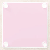 Hot Pink Wedding | Fett Farbe einladen Glasuntersetzer (Rückseite)