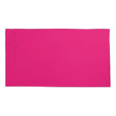 Hot Pink Wedding | Fett Farbe einladen Kissenbezug (Rückseite-Links)