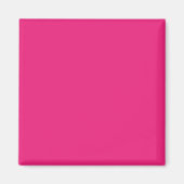 Hot Pink Wedding | Fett Farbe einladen Magnet (Vorne)