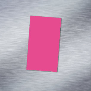 Hot Pink Wedding   Fett Farbe einladen Magnetische Visitenkarte