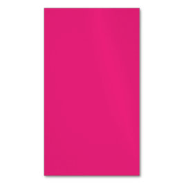 Hot Pink Wedding | Fett Farbe einladen Magnetische Visitenkarte