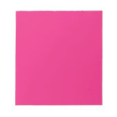 Hot Pink Wedding | Fett Farbe einladen Notizblock (Vorderseite)