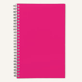 Hot Pink Wedding | Fett Farbe einladen Notizblock (Vorderseite)