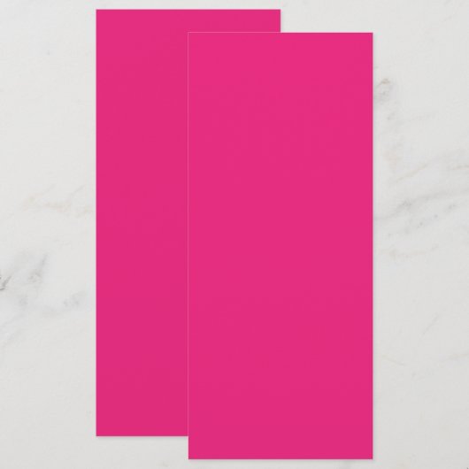 Hot Pink Wedding | Fett Farbe einladen Programm (Vorne/Hinten)