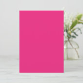 Hot Pink Wedding | Fett Farbe einladen Save The Date (Stehend Vorderseite)