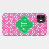 Hot Pink Welch marokkanische #6 Emerald Green 3I M Case-Mate iPhone Hülle (Rückseite (Horizontal))