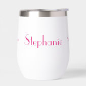 Hot Pink White Custom Name Gift Party Favor (Links)
