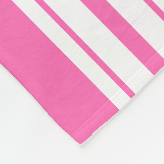 Hot Pink White Team Jersey Name Fleecedecke (Ecke)