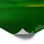 Hot Pink Wild Rose Wildblume Poster (Ecke)