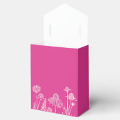 Hot Pink Wildblumen Vielen Dank Geschenkschachtel (Geöffnet)