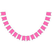 Hot Pink Wimpelkette (Alle)