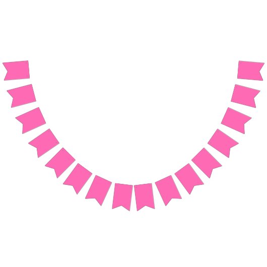 Hot Pink Wimpelkette (Alle)