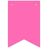 Hot Pink Wimpelkette (Erste Fahne)