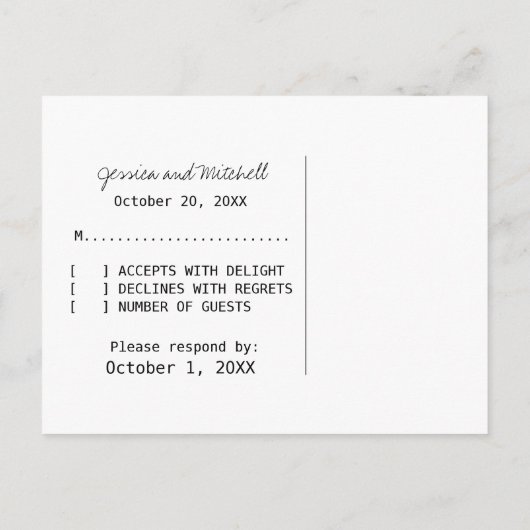 Hot Pink Wirbel Guitar UAWG Postcard Einladungspostkarte (Rückseite)