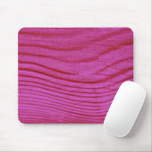 Hot Pink Wood Grain Mousepad (Mit Mouse)