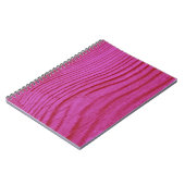 Hot Pink Wood Notizblock (Linke Seite)