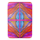 Hot Pink Wüste Inspiration Badematte (Vorderseite Vertikal)