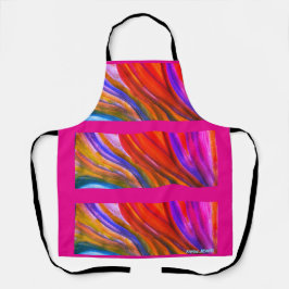 Hot Pink Wüste Inspiration Schürze 2