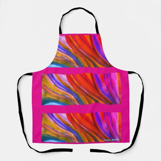 Hot Pink Wüste Inspiration Schürze 2 (Vorderseite)