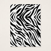 Hot Pink Zebra Print Earring Display Cards (Rückseite)