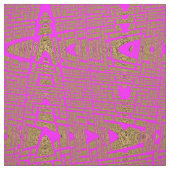 Hot Pink Zigzag Leopard Druckmuster Stoff (Muster)