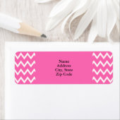 Hot Pink Zigzag Muster (Insitu)