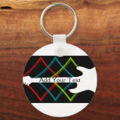 Hot Pop Color Gitarrengeschäft Schlüsselanhänger (Vorderseite)