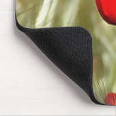 Hot Poppy Acrylmalerei Mousepad (Ecke)