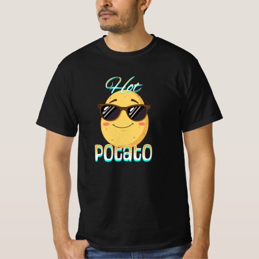 Hot Potato | Funny Potato Pub T-Shirt (Vorderseite)