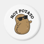 Hot Potato Funny Veggie Pub Magnet (Vorne)