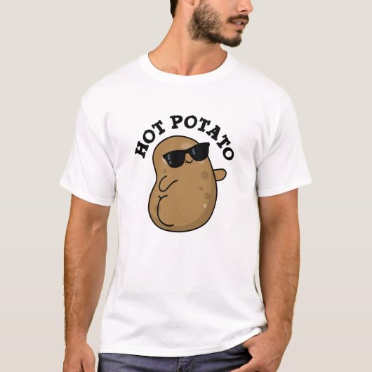 Hot Potato Funny Veggie Pub T-Shirt (Vorderseite)