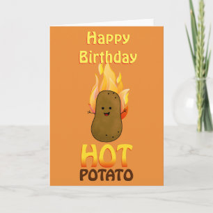 Hot Potato Geburtstag Karte