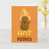 Hot Potato Karte (Gelbe Blume)