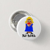 Hot Potato Lady, Funny Button (Vorne & Hinten)