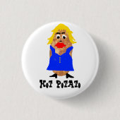 Hot Potato Lady, Funny Button (Vorderseite)