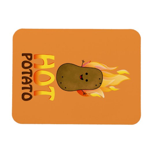Hot Potato Magnet (Horizontal)