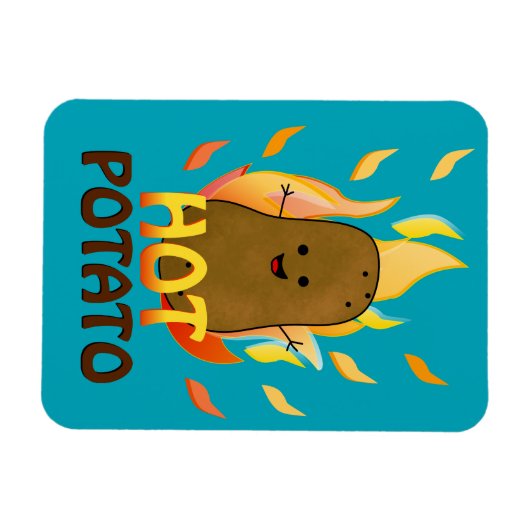 Hot Potato Magnet (Horizontal)