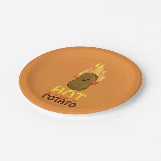 Hot Potato Pappteller (Schrägansicht)