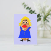 Hot Potato Postkarte (Stehend Vorderseite)